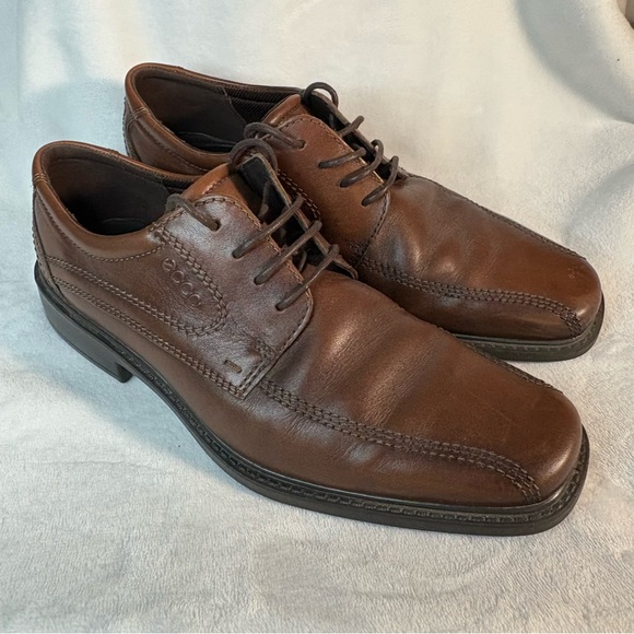 Ecco New Jersey brown leather lace up oxford - Picture 2 of 5
